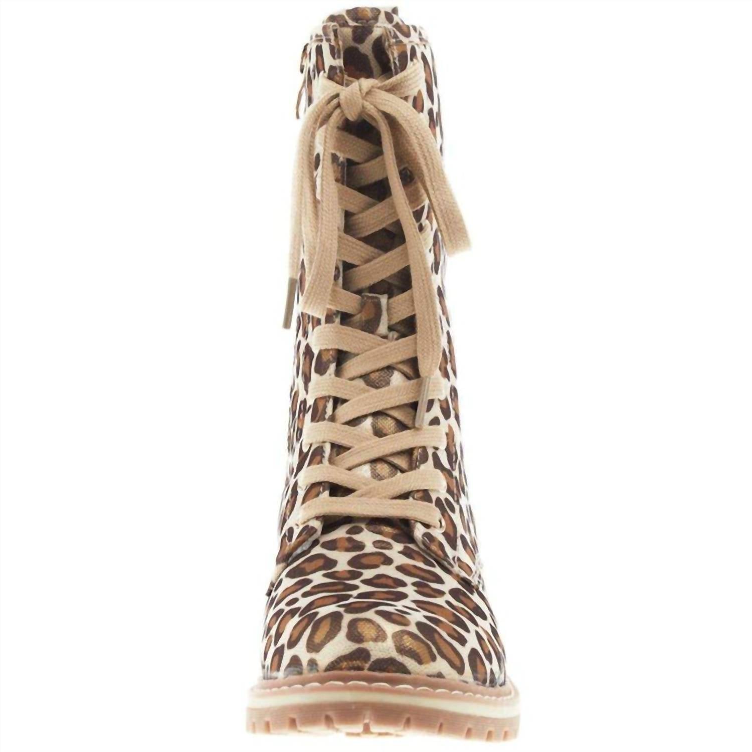 Boutique By Corkys Women's Fomo Boot in gold leopard - women's shoe - alternate view
