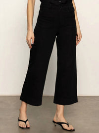 Sanctuary - Soft Marine Wide Leg Crop Pants