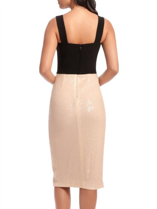 Dress The Population - Malise Sequin Midi Dress