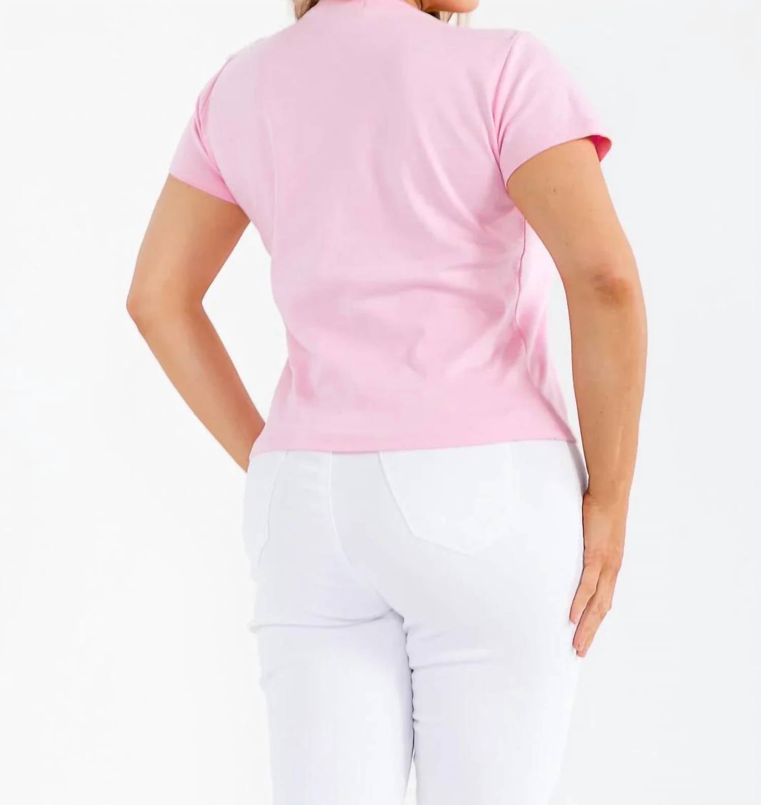 Giti Wholesale - Cotton Blend Flower Shirt - Curvy