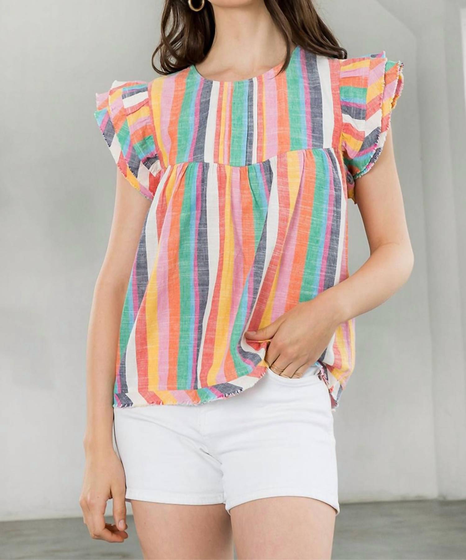 Thml - Beachfront Striped Top