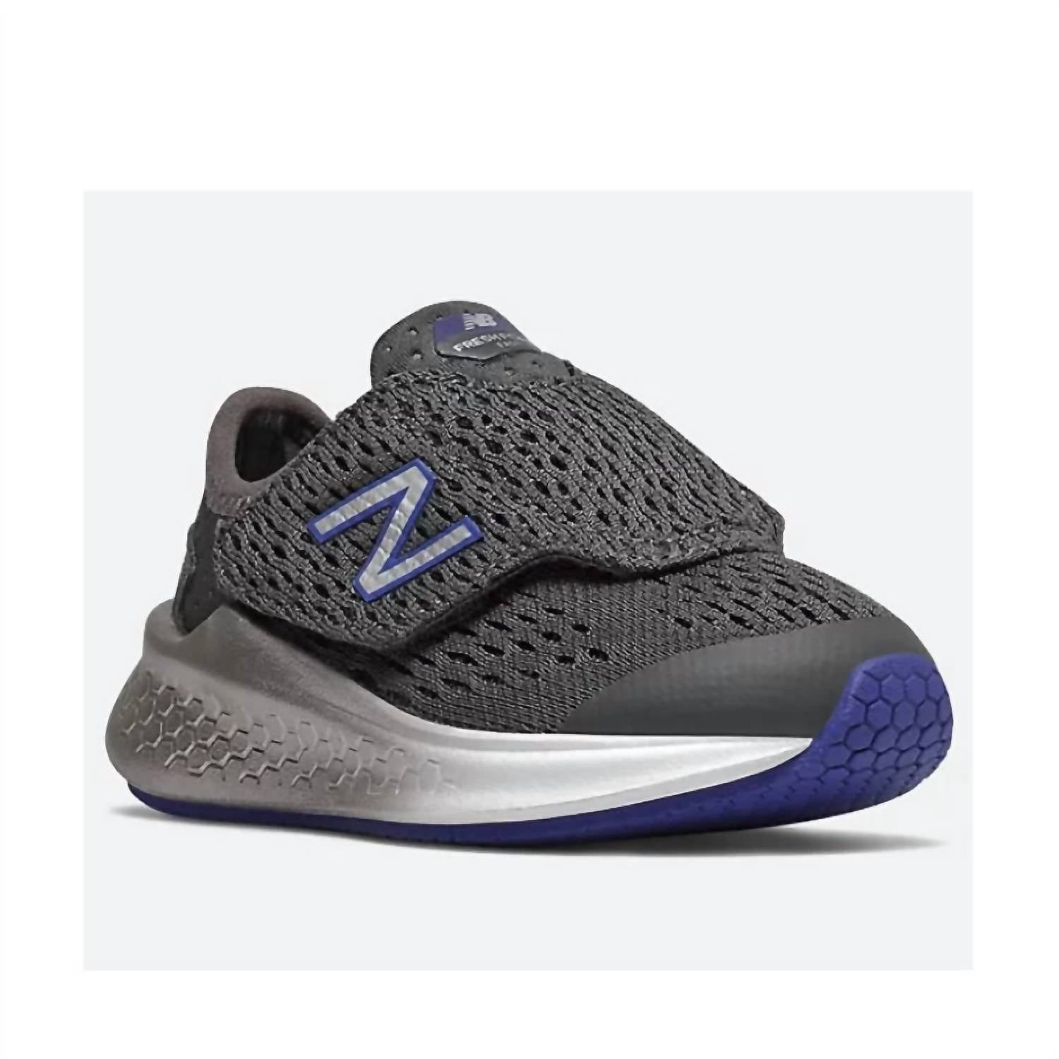 New Balance Kid's Fresh Foam Running Shoe in magnet - kids' sneaker