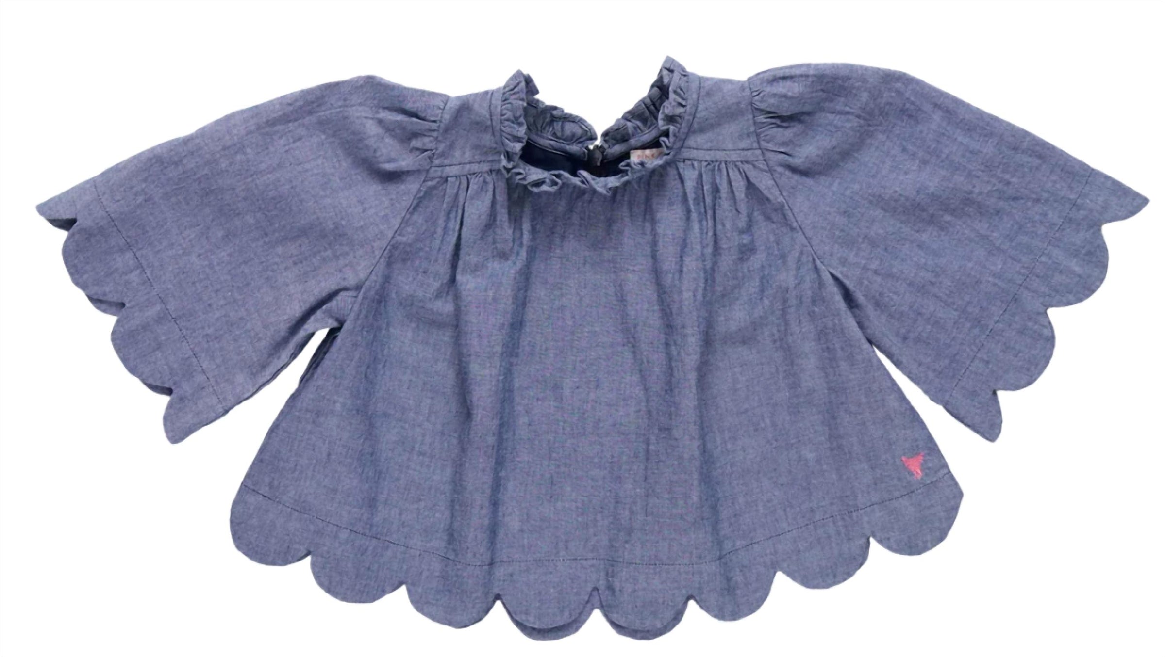 Pink Chicken - Kids Scallop Misha Top