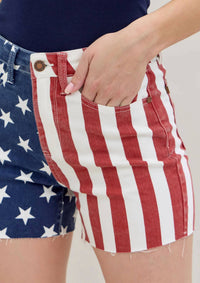 Judy Blue - American Flag Shorts