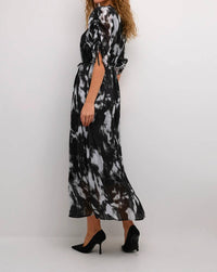 Kaffe - Kalifa Chiffon Half Sleeves Midi Dress