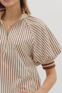 Entro - Crush Stripe Blouse