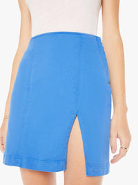 Mother - Side Splitter Mini Skirt
