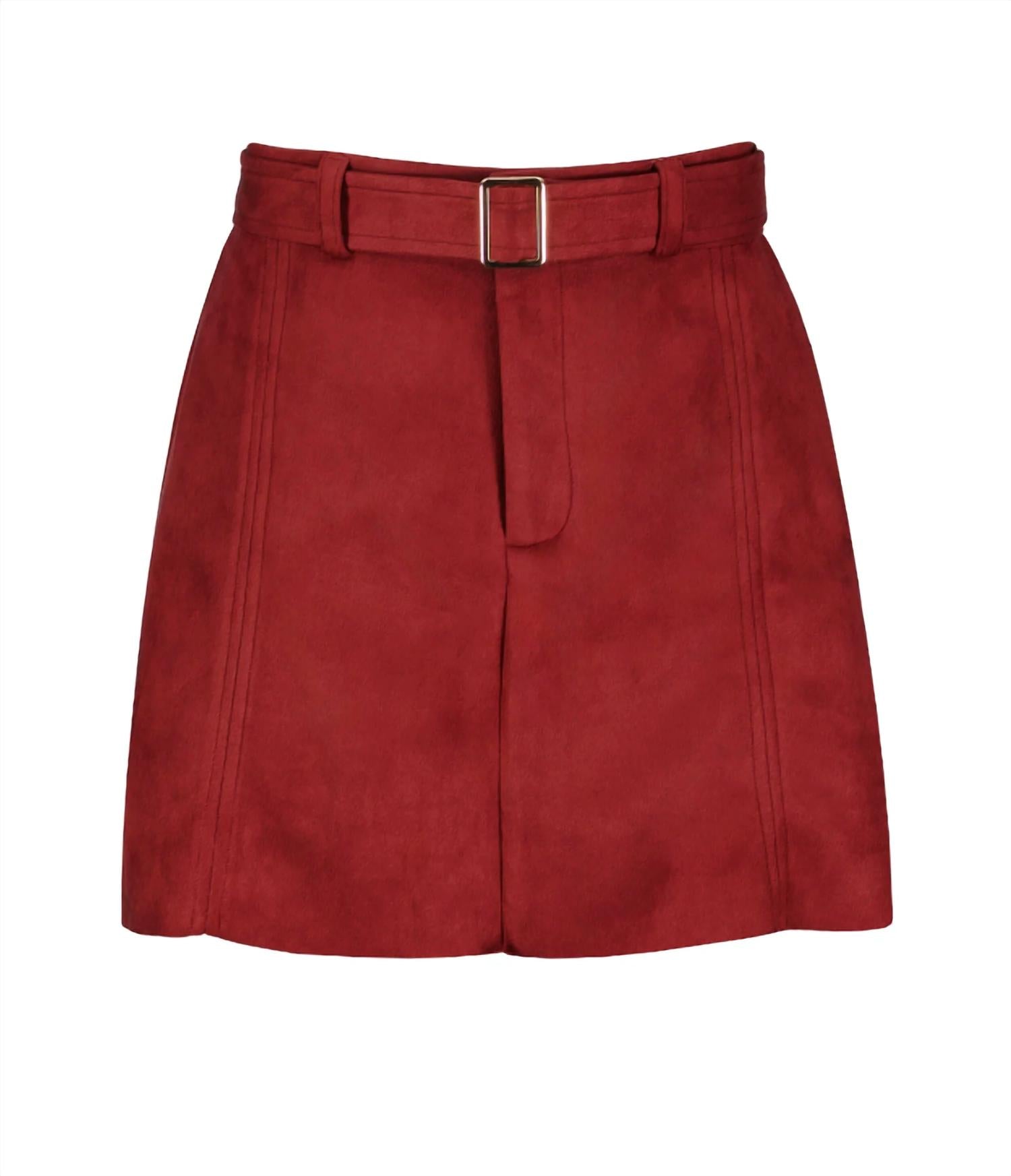 Bishop + Young - Faux Suede Skirt
