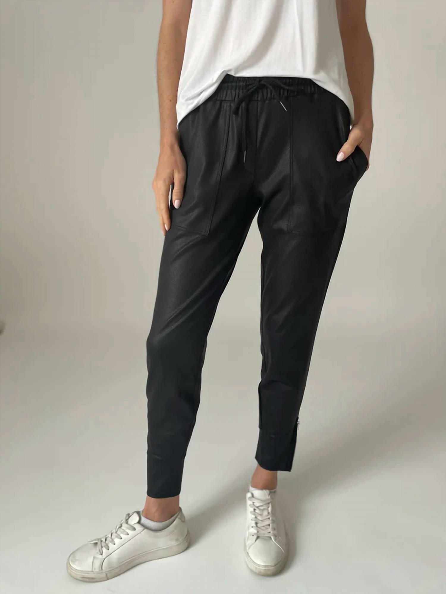 Six/Fifty - Coated Zip Jogger Pant