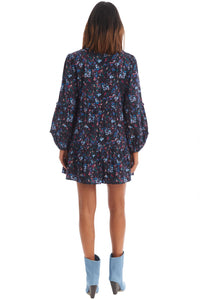 ALLISON NEW YORK MICHELLE MINI DRESS in floral - women's dress - alternate view
