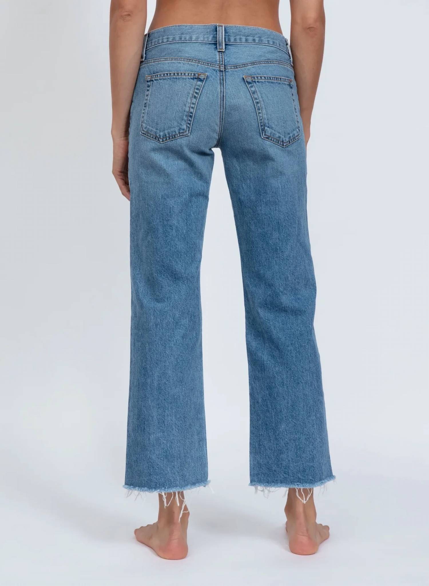 Askk Ny - Low Ride Straight Jeans