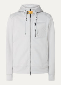 PARAJUMPERS Marcel jacket with hood and chest pocket in light gray - men's jacket - view 4