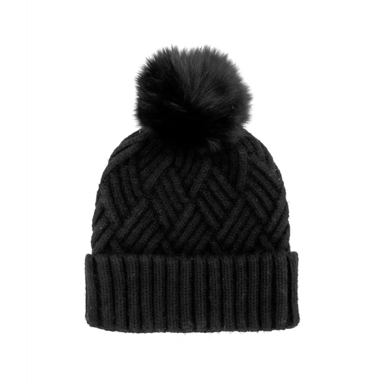 Mitchie'S Matchings - Fox Pom Knit Hat