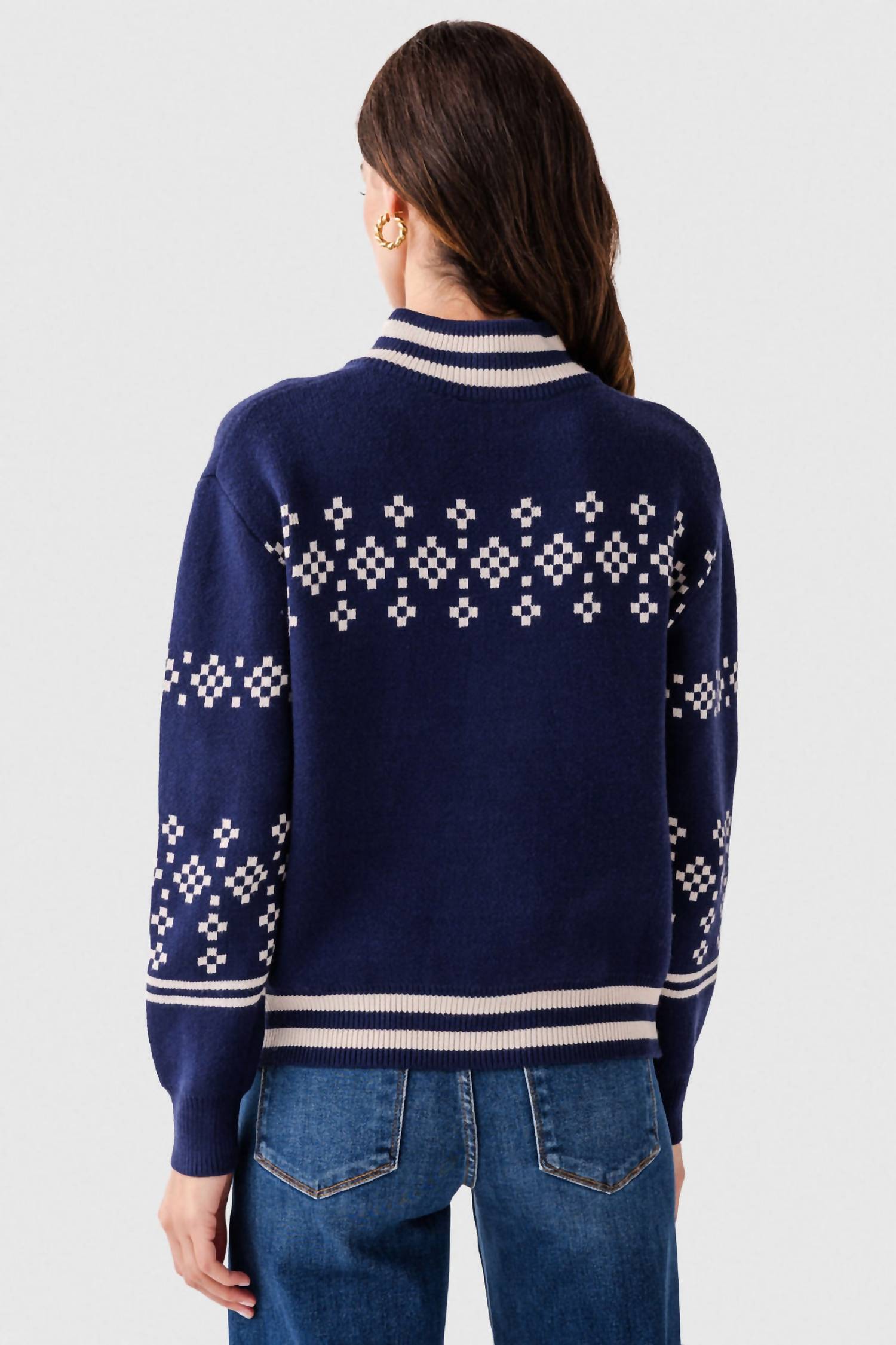 Thml - Horse Novelty 1/2 Zip Sweater