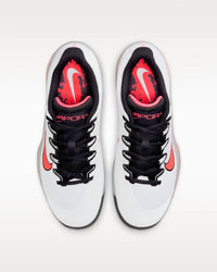 NIKE Women's Vapor 12 Hard Court Tennis Shoes in white wolf grey hot lava - women's shoe - view 4