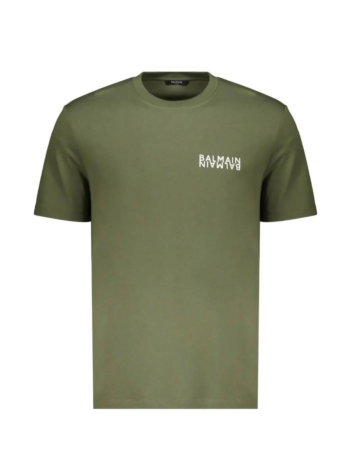 Balmain - Men's Double Logo Cotton Tshirt