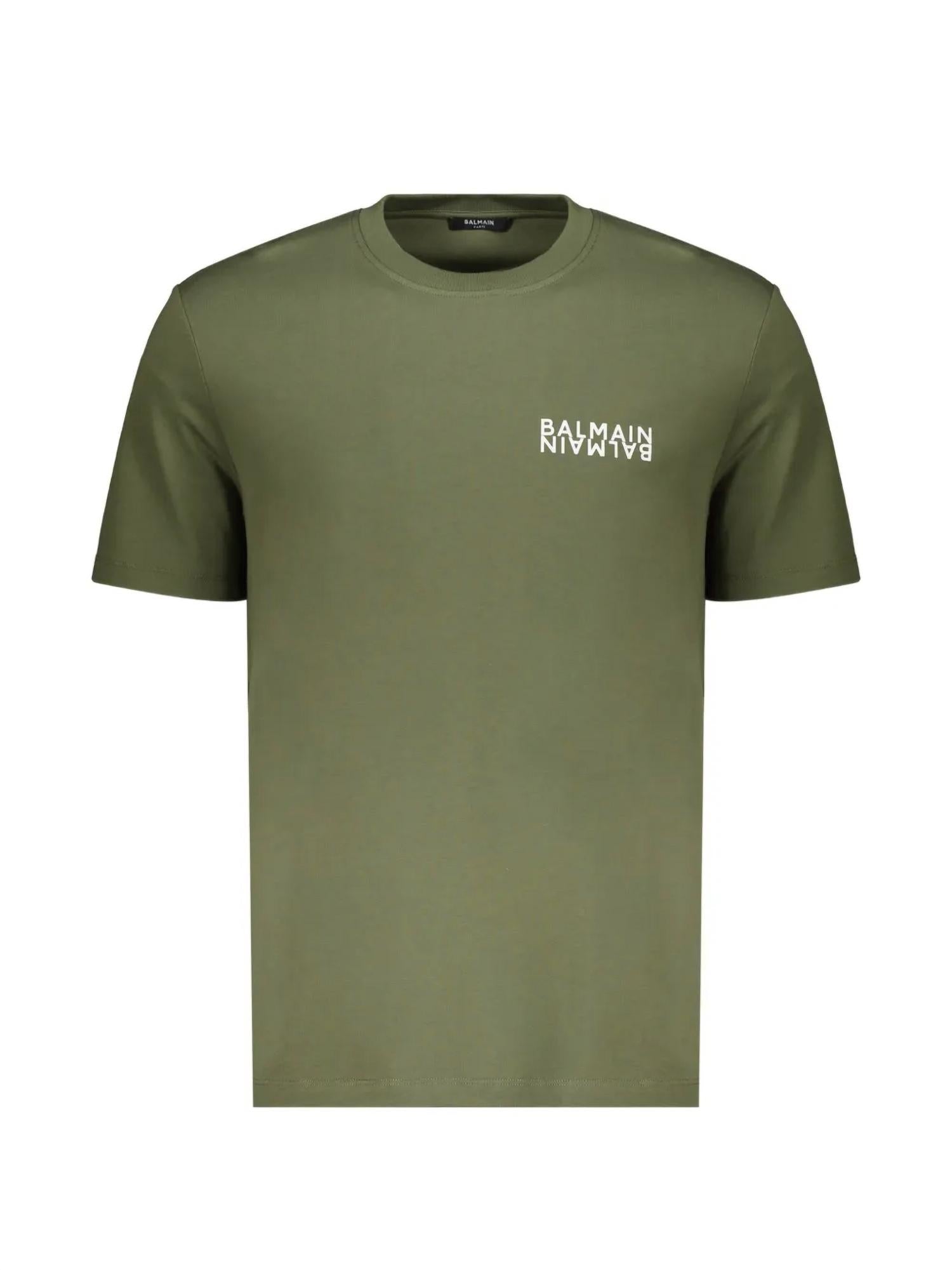 Balmain - Men's Double Logo Cotton T-shirt