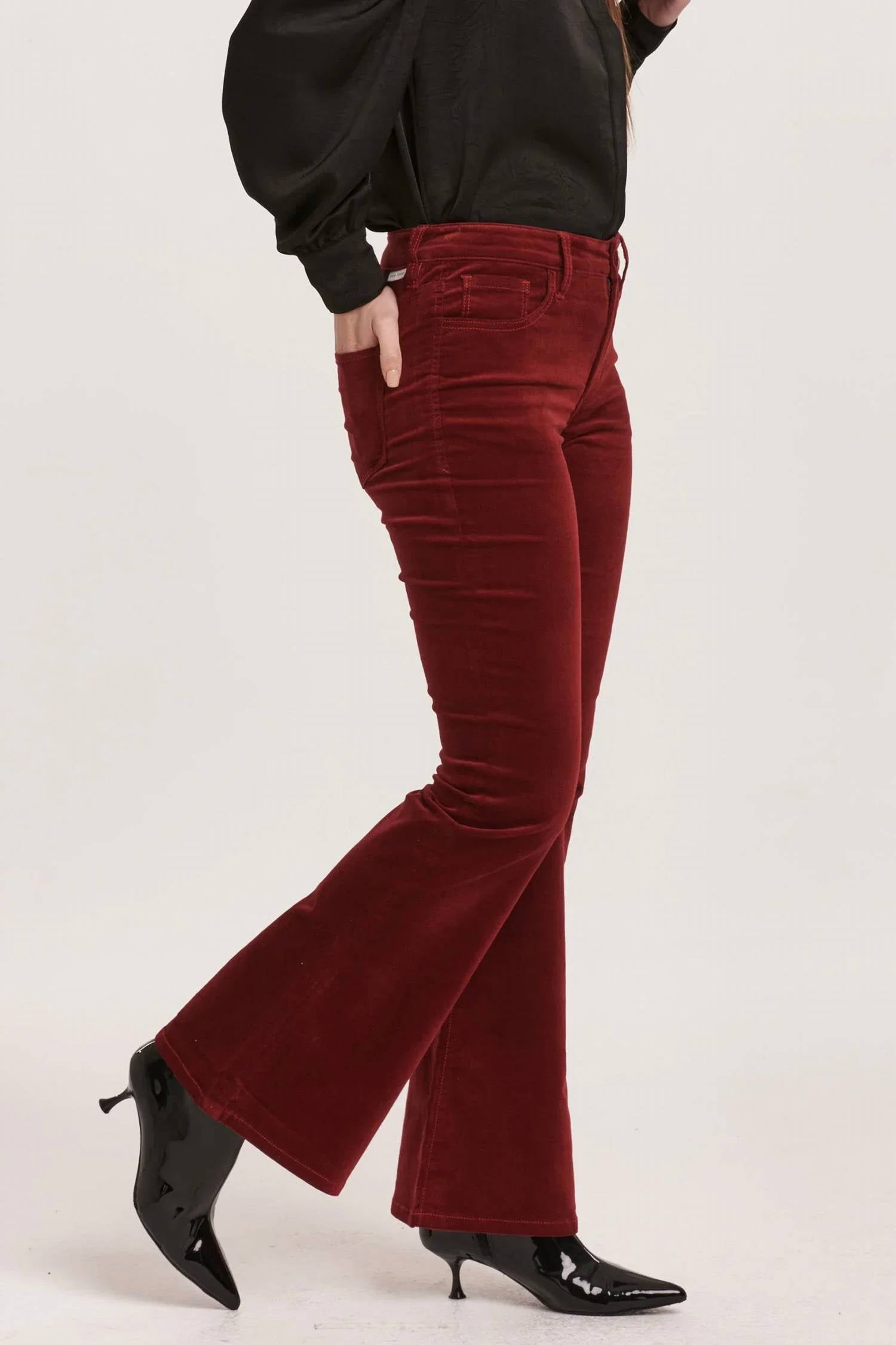 Dear John Denim - Rosa Mid-rise Velvet Pants