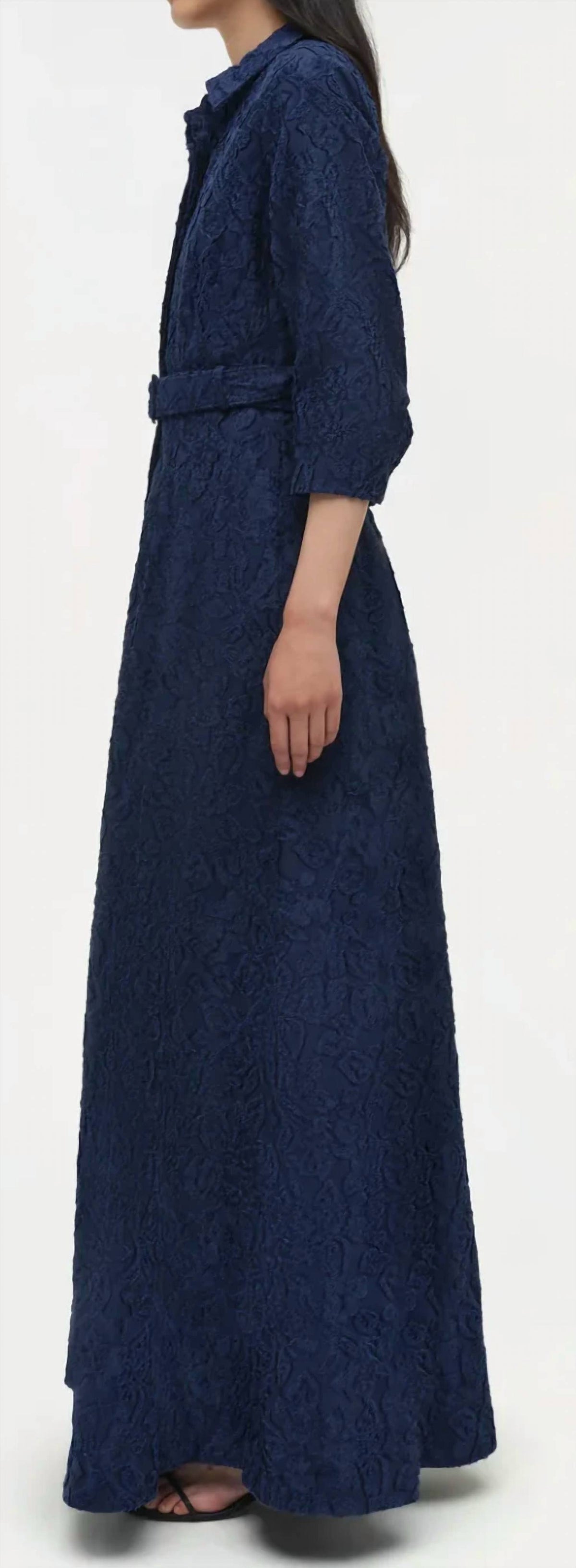 Simkhai - Courtney Long Sleeve Belted Gown