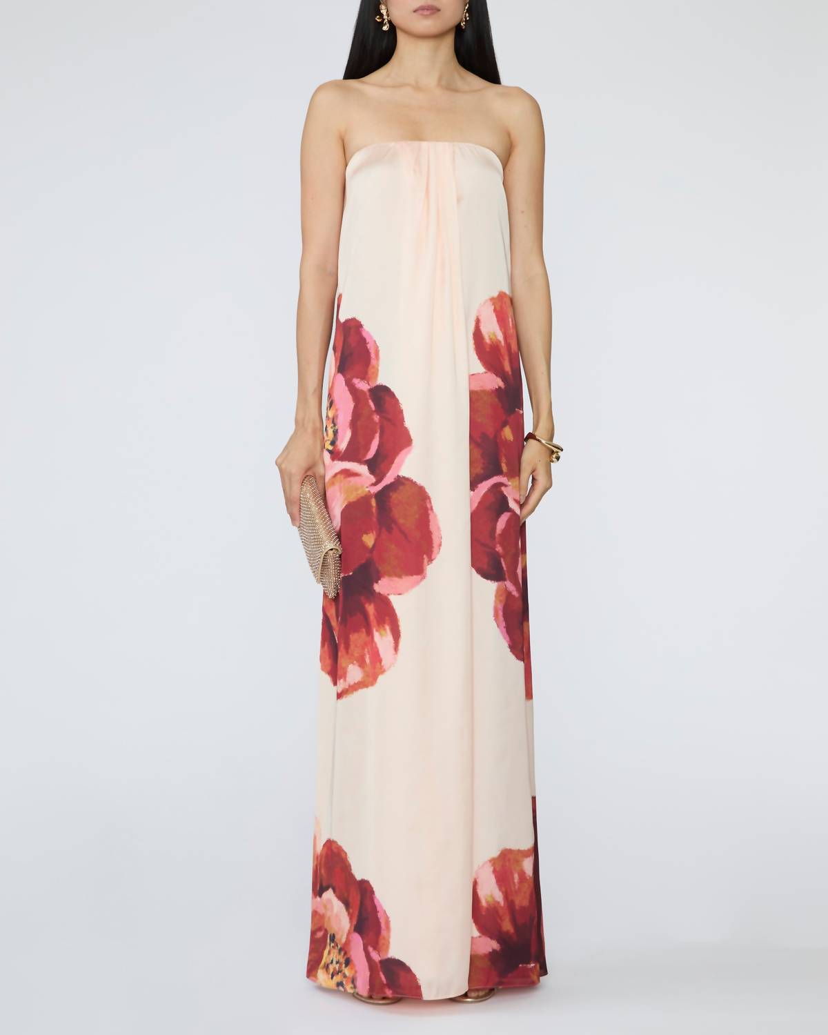 Misa Los Angeles Divina Maxi Dress in peony love - women's dress