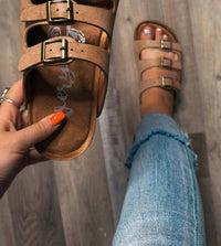 Very G - Women's Ashley Buckle Straps Sandals