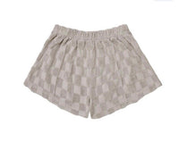 Nia - Checkered Terry Shorts