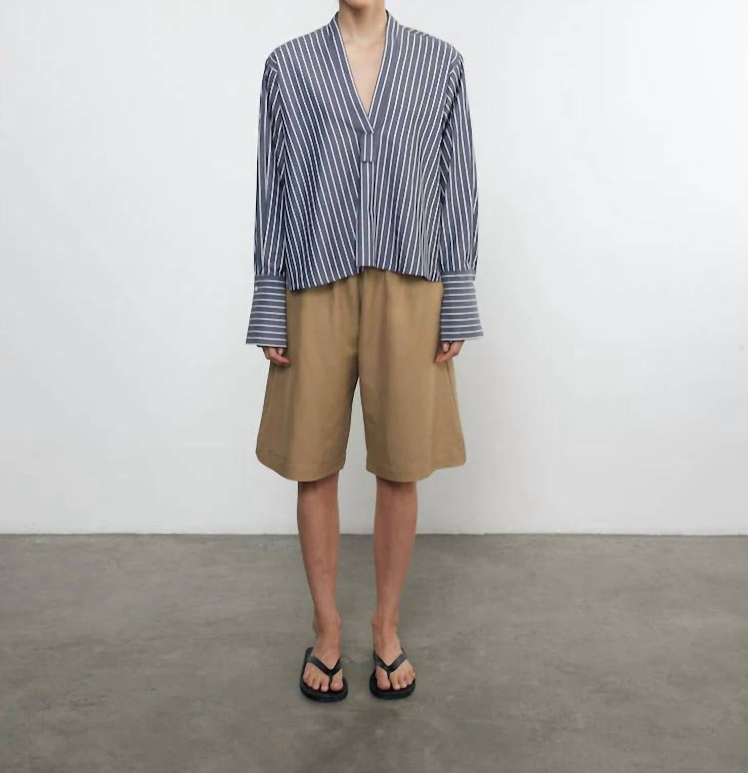 Enza Costa - Poplin Mariner Shirt