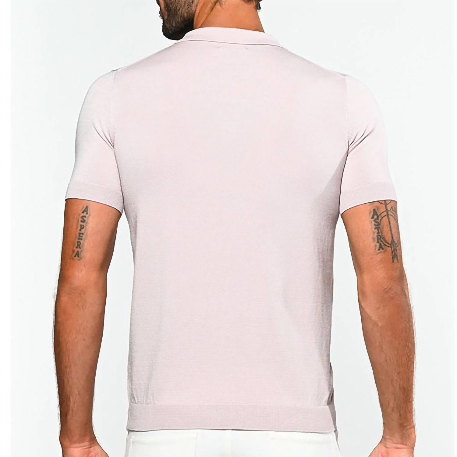 Postmarc - 3-button Knit Polo Shirt