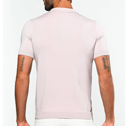 Postmarc - 3-button Knit Polo Shirt