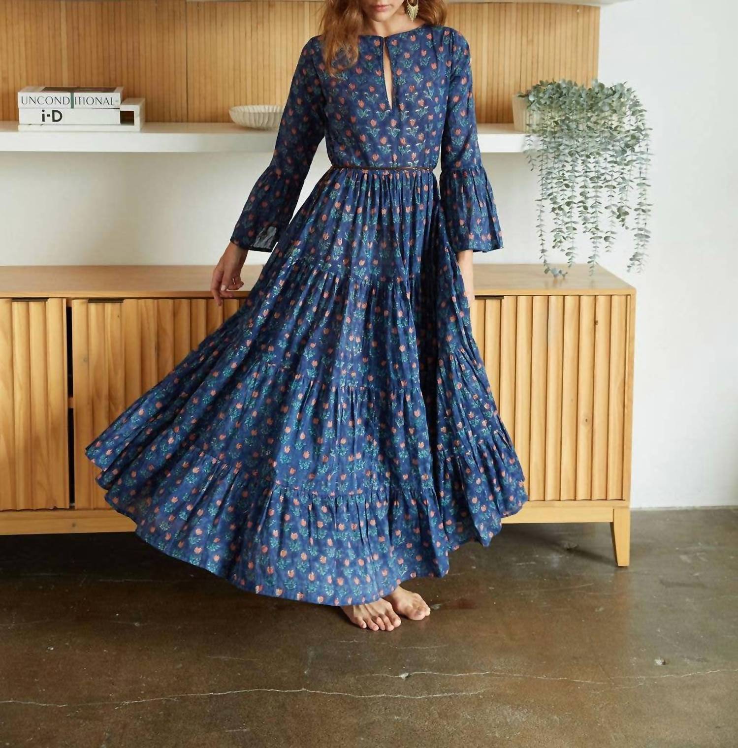 The Fox And The Mermaid - Block Printed Dress