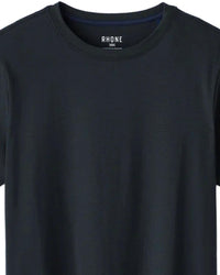RHONE Men's Element Tee in black - men's t-shirt - detail view