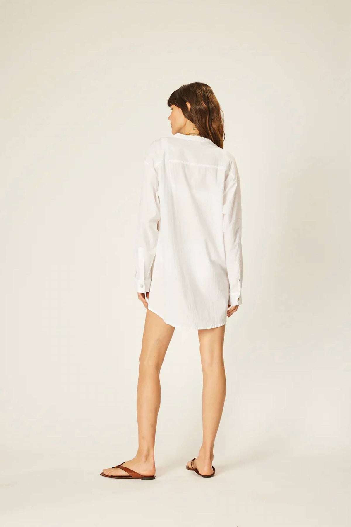 Natalie Martin - Apres Collarless Deep V-neck Top