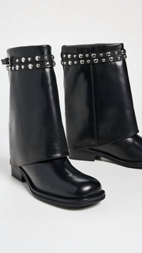 Free People - Women's Scorpio Studded Foldover Boot