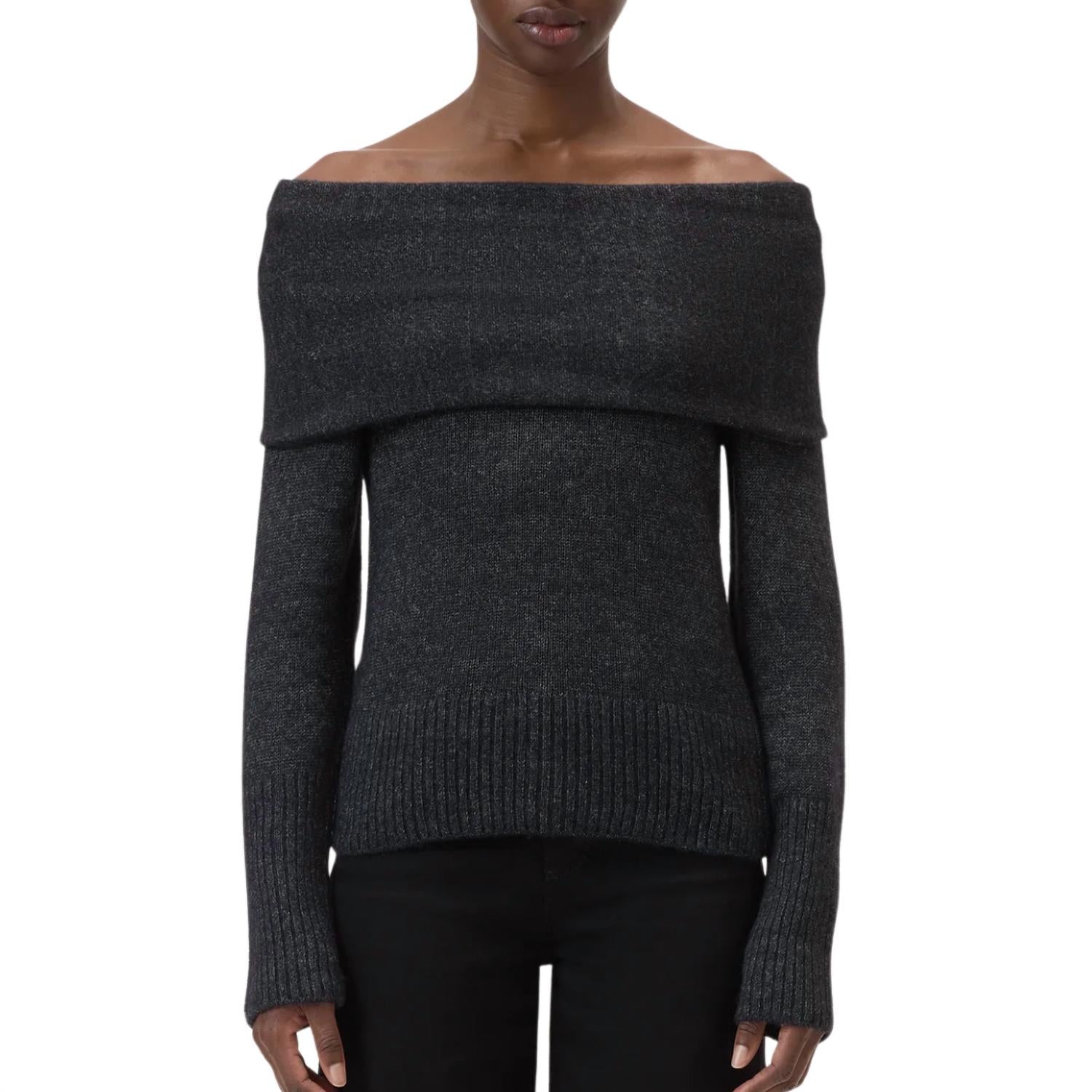 Closed - Wide Collar Long Sleeve Top