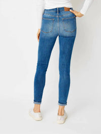 Judy Blue - Cuffed Skinny Jeans - Plus