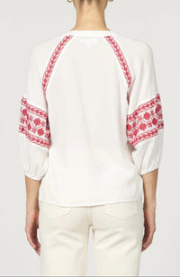 Dear John Denim - "new Song" V-neck Button Front Top