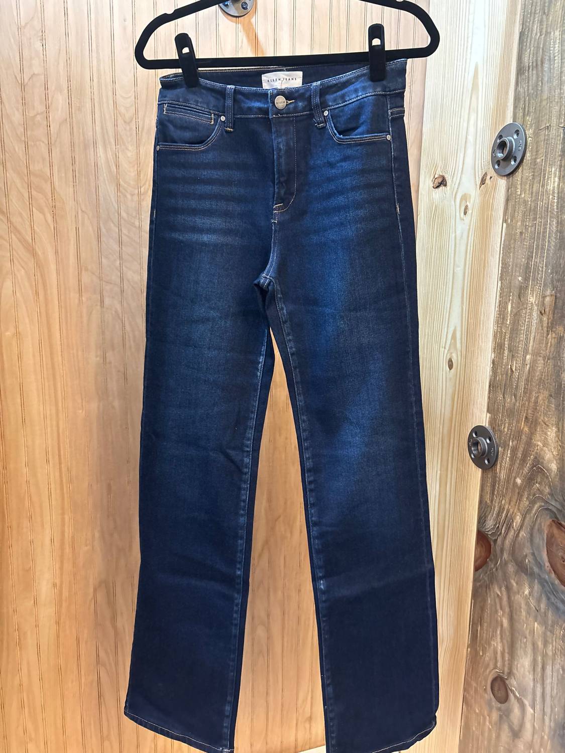 Risen - Women's Mid Rise Long Straight Jeans