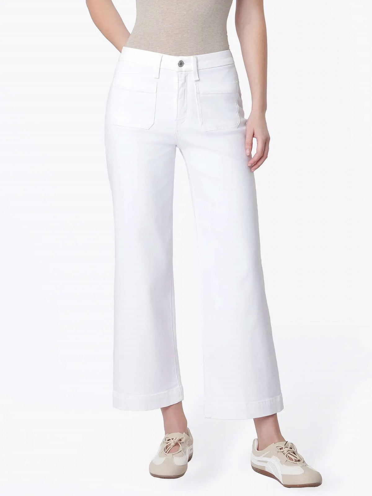 Vervet By Flying Monkey - High Rise Patch Pocket Wide Leg Jeans