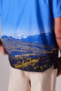 Paul Smith - Swiss Alps Print Short-sleeve Shirt