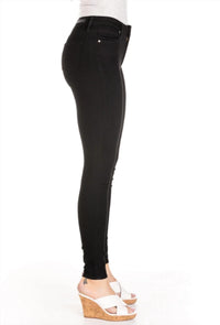 articles of society Nicole High Rise Jeans in slate - women's jeans - detail view