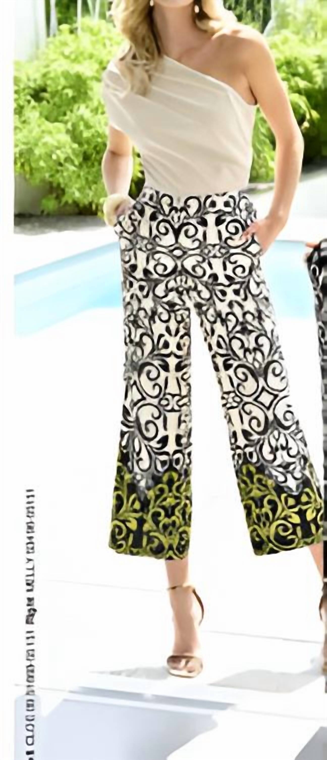 Robell - Cloe Wide Leg Trousers