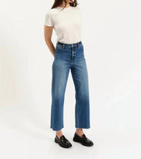 Daze - Pleaser High Rise Wide Ankle Jeans