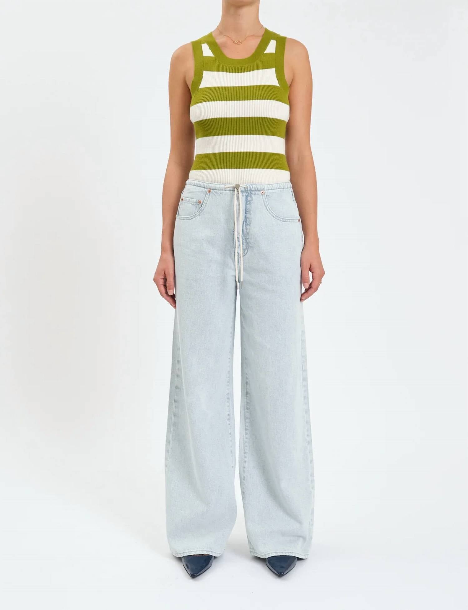 Daze - Madison Mid Rise Wide Leg Jeans