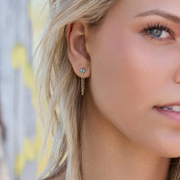 Adriana Pappas - Women's Crystal Kite Earrings
