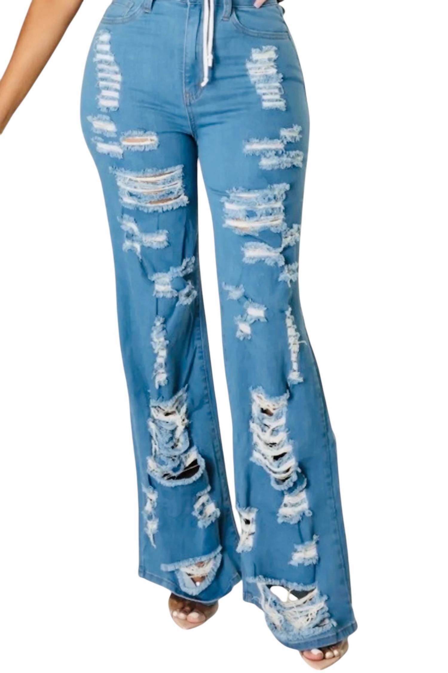 Loverly Fit - Distressed Jeans