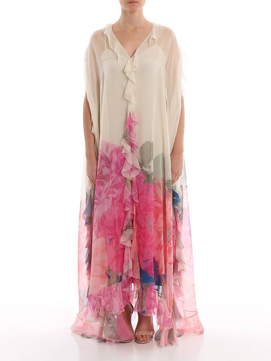 Valentino - Macro Camelia Evening Dress