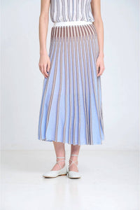 Sita Murt - Striped Radical Knit Skirt