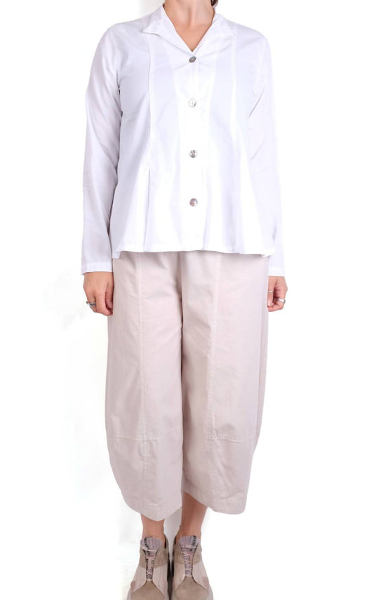 Gerties - Seamed Hem Wide Leg Pants