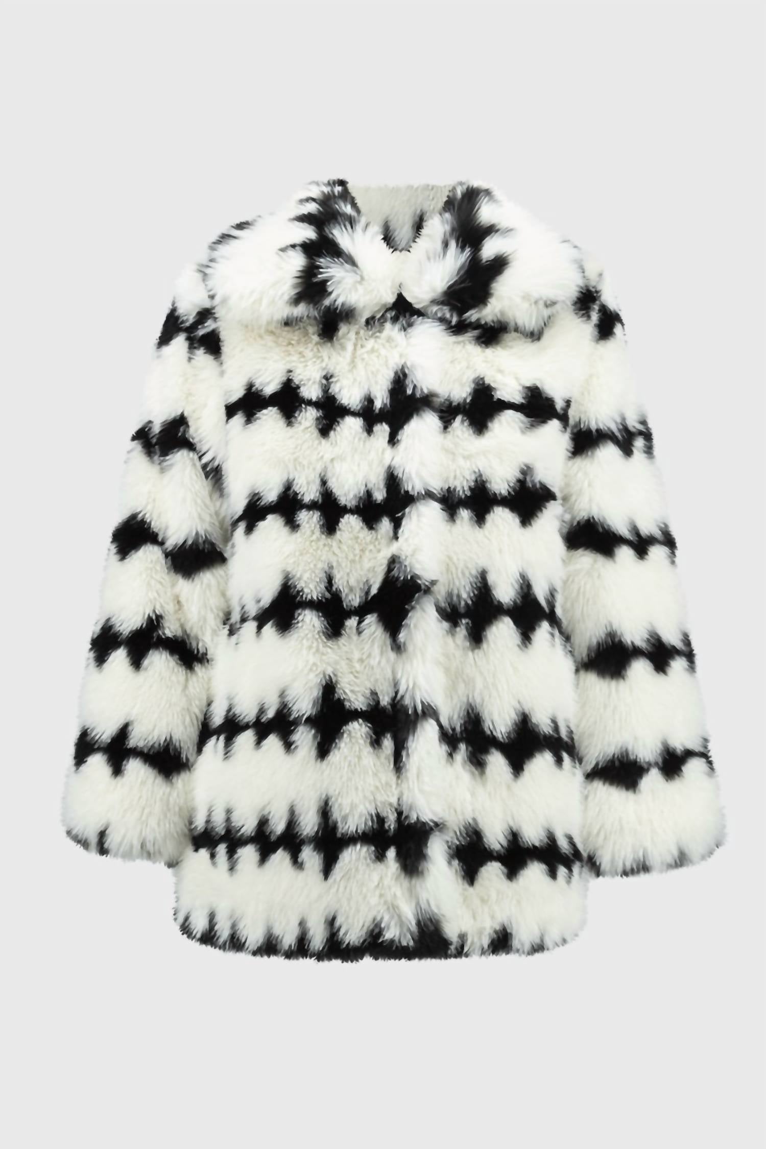 Joseph Ribkoff - Reversible Faux Fur Coat