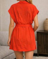 Jade - Belted dress